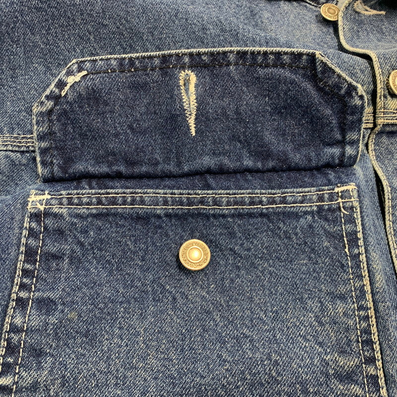 【現状渡し品】【メンズ】 SEAN JOHN COLLECTION ショーン ジョン コレクション 90S-00S DENIM JACKET デニム ジャケット アウター 146-251201-cs-01-izu サイズ：4XL カラー：インディゴ 万代Net店