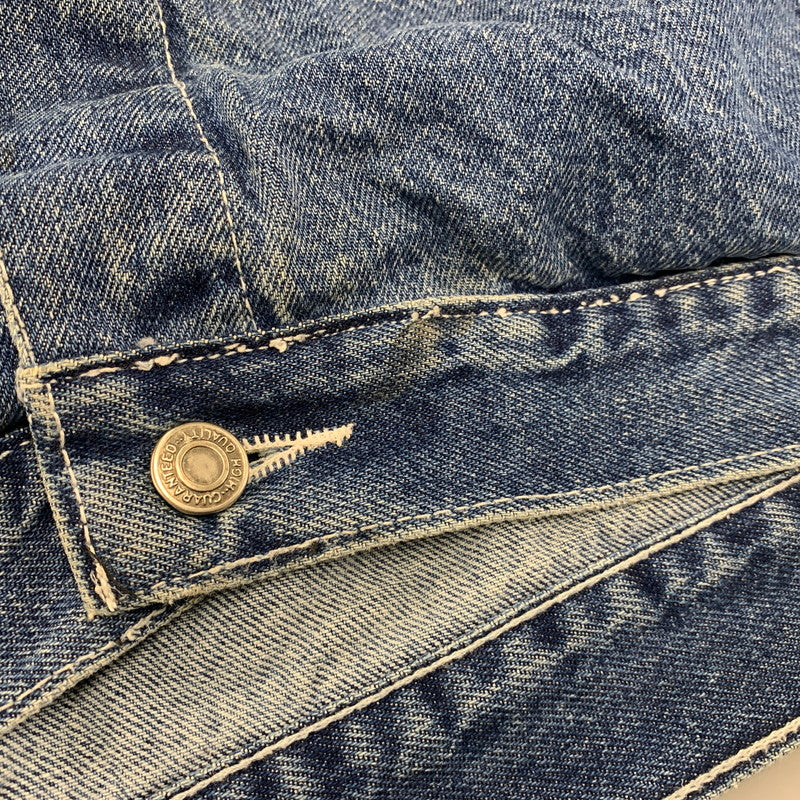 【現状渡し品】【メンズ】 SEAN JOHN COLLECTION ショーン ジョン コレクション 90S-00S DENIM JACKET デニム ジャケット アウター 146-251201-cs-01-izu サイズ：4XL カラー：インディゴ 万代Net店