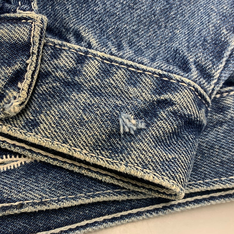 【現状渡し品】【メンズ】 SEAN JOHN COLLECTION ショーン ジョン コレクション 90S-00S DENIM JACKET デニム ジャケット アウター 146-251201-cs-01-izu サイズ：4XL カラー：インディゴ 万代Net店