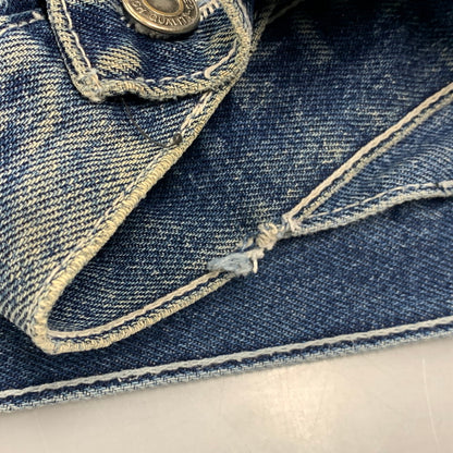 【現状渡し品】【メンズ】 SEAN JOHN COLLECTION ショーン ジョン コレクション 90S-00S DENIM JACKET デニム ジャケット アウター 146-251201-cs-01-izu サイズ：4XL カラー：インディゴ 万代Net店