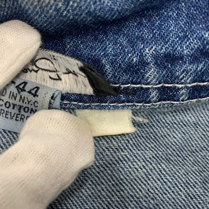 【現状渡し品】【メンズ】 SEAN JOHN COLLECTION ショーン ジョン コレクション 90S-00S DENIM JACKET デニム ジャケット アウター 146-251201-cs-01-izu サイズ：4XL カラー：インディゴ 万代Net店
