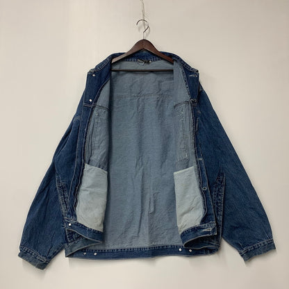 【現状渡し品】【メンズ】 SEAN JOHN COLLECTION ショーン ジョン コレクション 90S-00S DENIM JACKET デニム ジャケット アウター 146-251201-cs-01-izu サイズ：4XL カラー：インディゴ 万代Net店