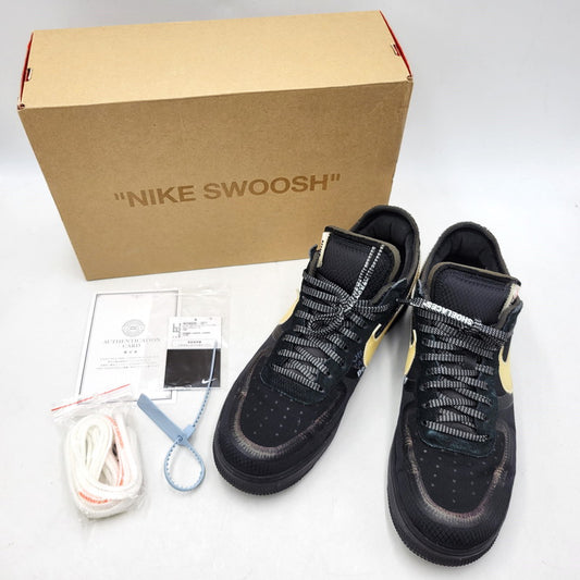 【中古品】【メンズ】 NIKE ナイキ × OFFｰWHITE オフホワイト THE 10 : NIKE AIR FORCE 1 LOW AO4606-001 エアフォース1 ロー スニーカー シューズ 靴 160-251204-as-23-izu サイズ：29cm カラー：BLACK/WHITE-CONE-BLACK 万代Net店