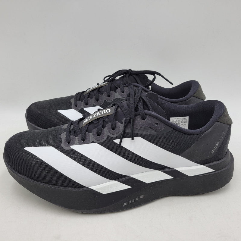 【中古品】【メンズ】 adidas アディダス adizero Evo SL M JP7149 アディゼロ エヴォ SL M スニーカー シューズ 靴 161-251204-as-17-izu サイズ：29cm カラー：CBLACK/FTWWHT/CBLACK 万代Net店