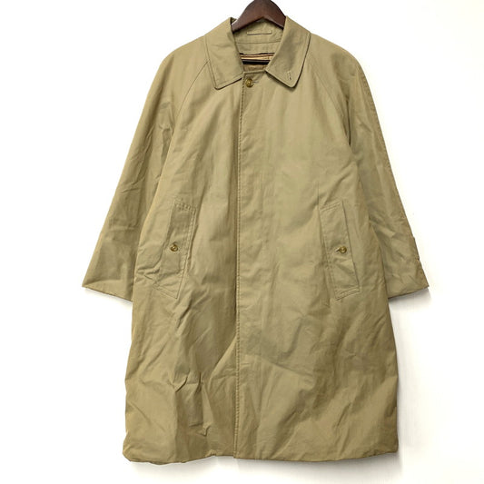 【中古品】【メンズ】 BURBERRY LONDON バーバリー ロンドン NOVA CHECK LINER ノバ チェック ライナー SOUTIEN COLLAR COAT ステン カラー コート アウター 141-251205-ya-17-izu サイズ：下記参照 カラー：ベージュ 万代Net店