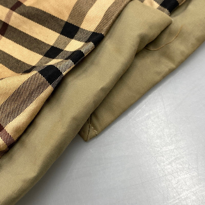 【中古品】【メンズ】 BURBERRY LONDON バーバリー ロンドン NOVA CHECK LINER ノバ チェック ライナー SOUTIEN COLLAR COAT ステン カラー コート アウター 141-251205-ya-17-izu サイズ：下記参照 カラー：ベージュ 万代Net店