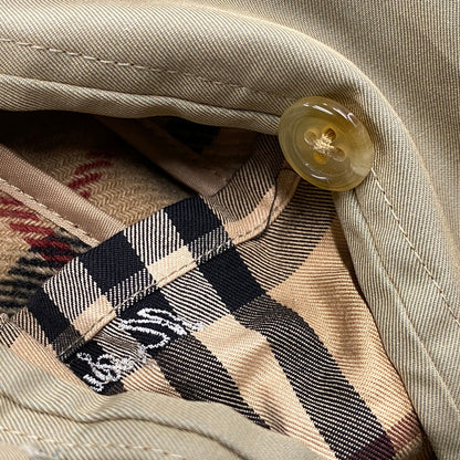 【中古品】【メンズ】 BURBERRY LONDON バーバリー ロンドン NOVA CHECK LINER ノバ チェック ライナー SOUTIEN COLLAR COAT ステン カラー コート アウター 141-251205-ya-17-izu サイズ：下記参照 カラー：ベージュ 万代Net店
