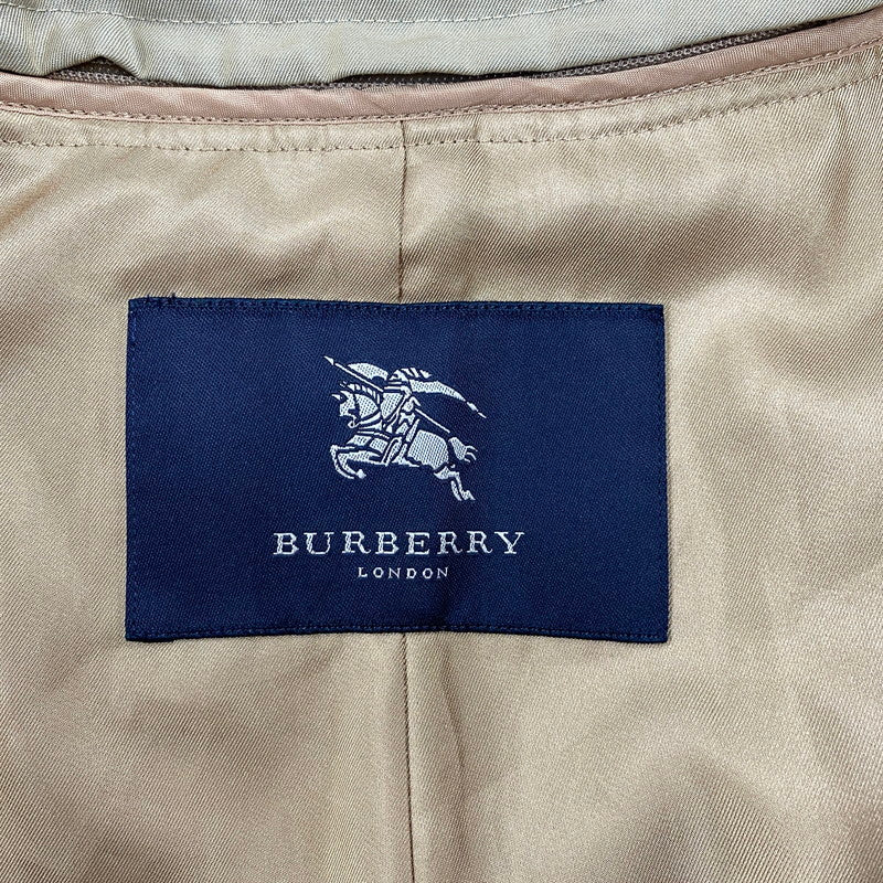 【中古品】【メンズ】 BURBERRY LONDON バーバリー ロンドン NOVA CHECK LINER ノバ チェック ライナー SOUTIEN COLLAR COAT ステン カラー コート アウター 141-251205-ya-17-izu サイズ：下記参照 カラー：ベージュ 万代Net店