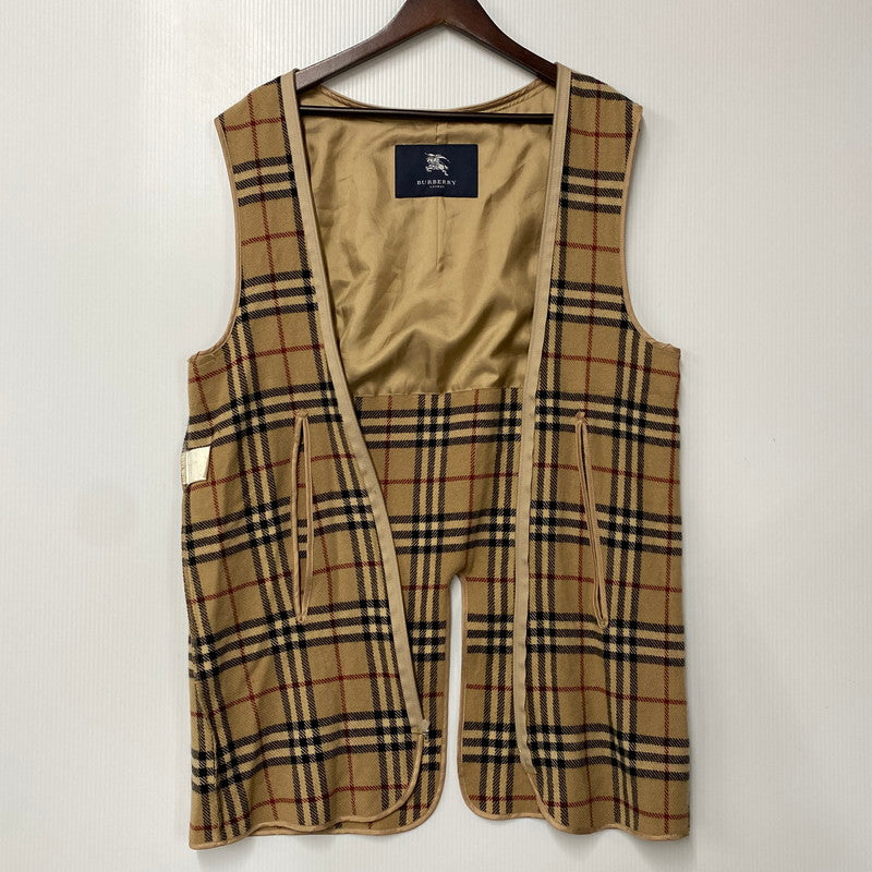 【中古品】【メンズ】 BURBERRY LONDON バーバリー ロンドン NOVA CHECK LINER ノバ チェック ライナー SOUTIEN COLLAR COAT ステン カラー コート アウター 141-251205-ya-17-izu サイズ：下記参照 カラー：ベージュ 万代Net店