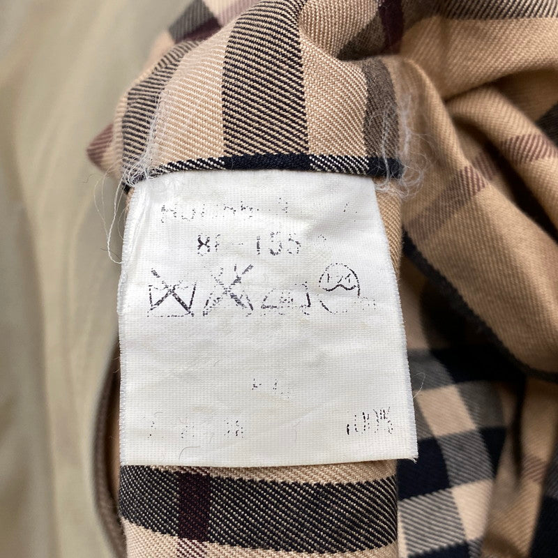 【中古品】【メンズ】 BURBERRY LONDON バーバリー ロンドン NOVA CHECK LINER ノバ チェック ライナー SOUTIEN COLLAR COAT ステン カラー コート アウター 141-251205-ya-17-izu サイズ：下記参照 カラー：ベージュ 万代Net店