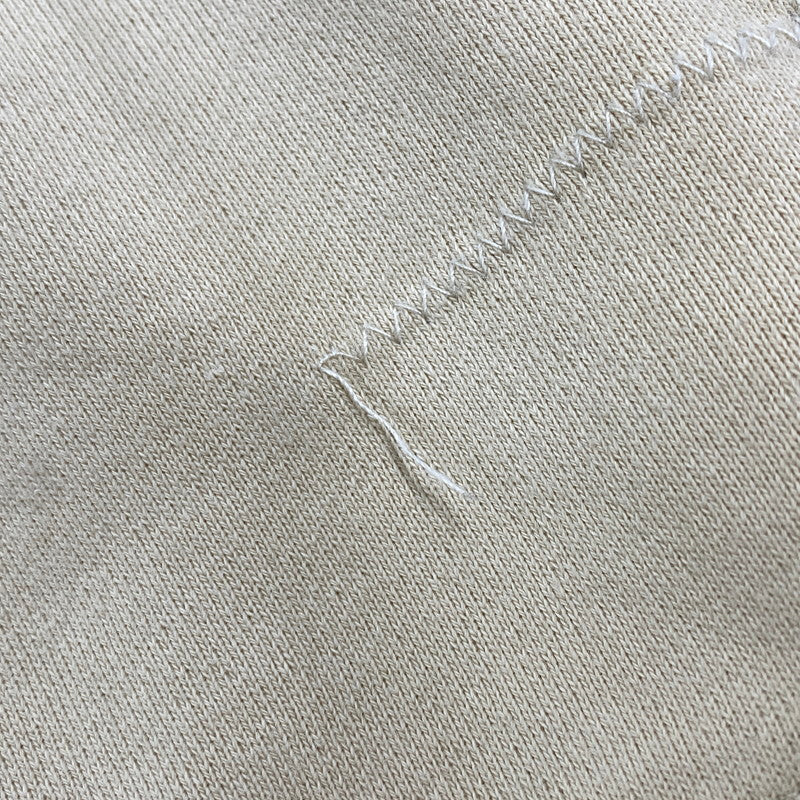 【中古品】【メンズ】 RIB COLLAR ZIP UP SWEATSHIRT リブ カラー ジップアップ スウェットシャツ 長袖 トップス 145-251202-km-03-izu サイズ：L カラー：ベージュ 万代Net店