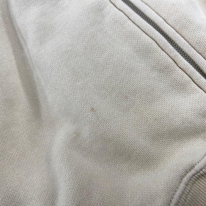 【中古品】【メンズ】 RIB COLLAR ZIP UP SWEATSHIRT リブ カラー ジップアップ スウェットシャツ 長袖 トップス 145-251202-km-03-izu サイズ：L カラー：ベージュ 万代Net店