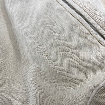 【中古品】【メンズ】 RIB COLLAR ZIP UP SWEATSHIRT リブ カラー ジップアップ スウェットシャツ 長袖 トップス 145-251202-km-03-izu サイズ：L カラー：ベージュ 万代Net店