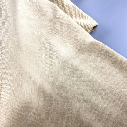 【中古品】【メンズ】 RIB COLLAR ZIP UP SWEATSHIRT リブ カラー ジップアップ スウェットシャツ 長袖 トップス 145-251202-km-03-izu サイズ：L カラー：ベージュ 万代Net店