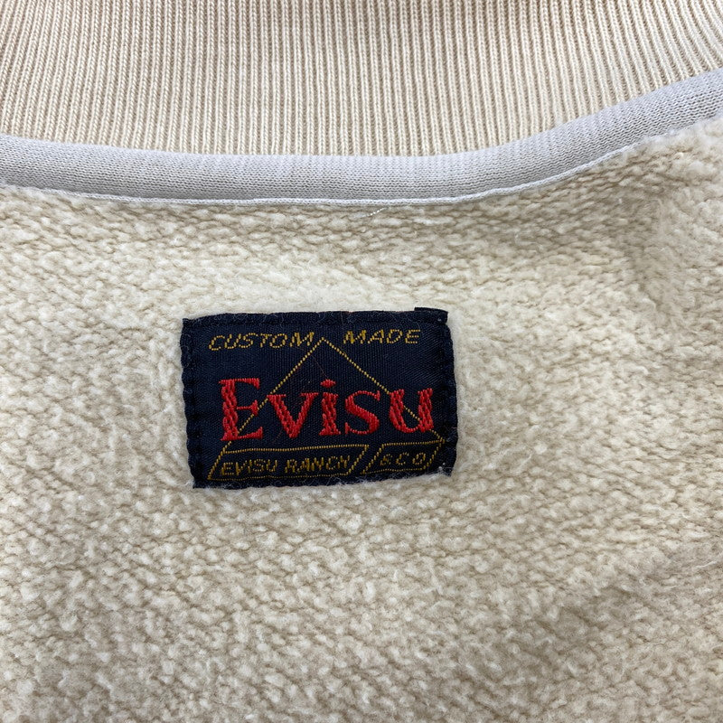 【中古品】【メンズ】 RIB COLLAR ZIP UP SWEATSHIRT リブ カラー ジップアップ スウェットシャツ 長袖 トップス 145-251202-km-03-izu サイズ：L カラー：ベージュ 万代Net店