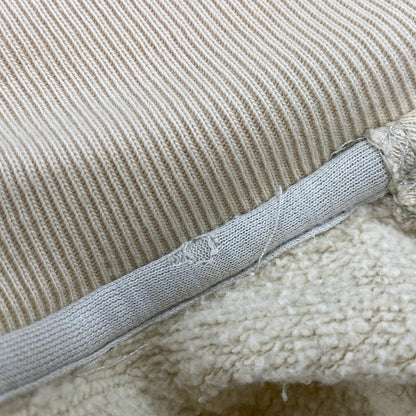 【中古品】【メンズ】 RIB COLLAR ZIP UP SWEATSHIRT リブ カラー ジップアップ スウェットシャツ 長袖 トップス 145-251202-km-03-izu サイズ：L カラー：ベージュ 万代Net店