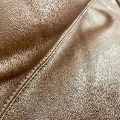 【現状渡し品】【メンズ】 OLD SUPREME オールド シュプリーム LEATHER DOWN JACKET レザー ダウン ジャケット アウター 149-251202-as-11-izu サイズ：XL カラー：ブラウン 万代Net店