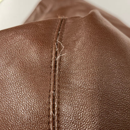 【現状渡し品】【メンズ】 OLD SUPREME オールド シュプリーム LEATHER DOWN JACKET レザー ダウン ジャケット アウター 149-251202-as-11-izu サイズ：XL カラー：ブラウン 万代Net店