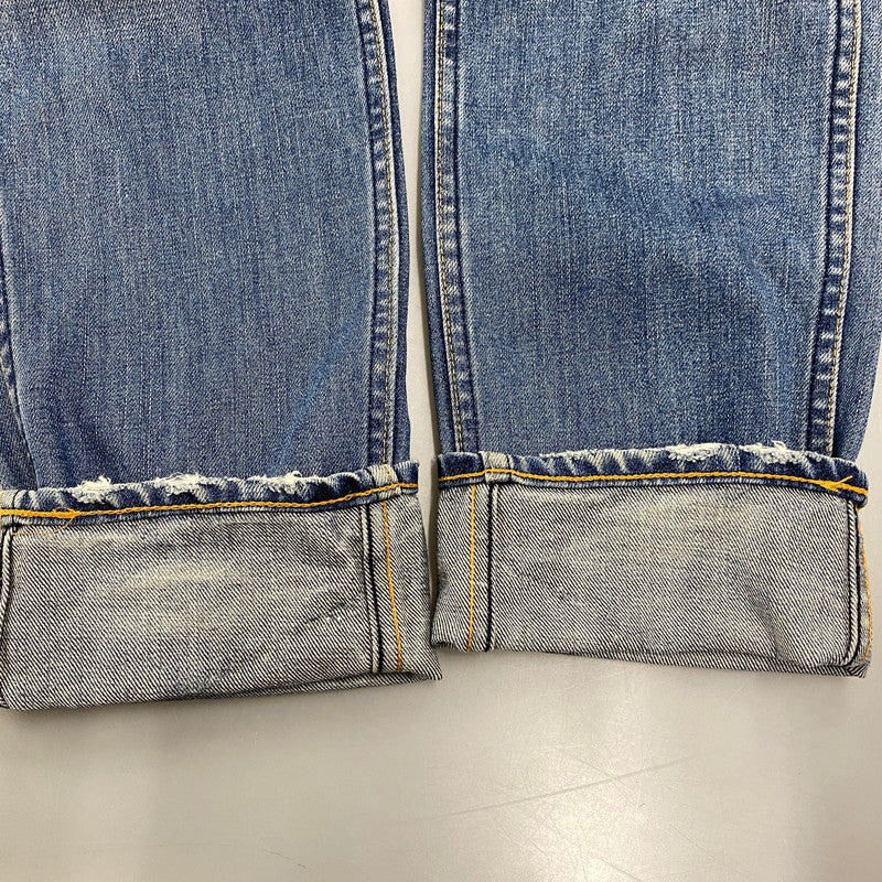 【現状渡し品】【メンズ】 Levi's リーバイス 68606 06年製 日本製 オレンジタブ BIG-E TALONジッパー 00S 606 DENIM PANTS デニム パンツ ボトムス ズボン 157-251211-cs-03-izu サイズ：34 カラー：インディゴ 万代Net店