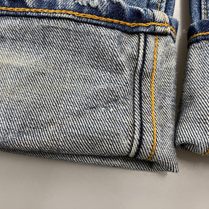 【現状渡し品】【メンズ】 Levi's リーバイス 68606 06年製 日本製 オレンジタブ BIG-E TALONジッパー 00S 606 DENIM PANTS デニム パンツ ボトムス ズボン 157-251211-cs-03-izu サイズ：34 カラー：インディゴ 万代Net店