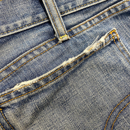 【現状渡し品】【メンズ】 Levi's リーバイス 68606 06年製 日本製 オレンジタブ BIG-E TALONジッパー 00S 606 DENIM PANTS デニム パンツ ボトムス ズボン 157-251211-cs-03-izu サイズ：34 カラー：インディゴ 万代Net店
