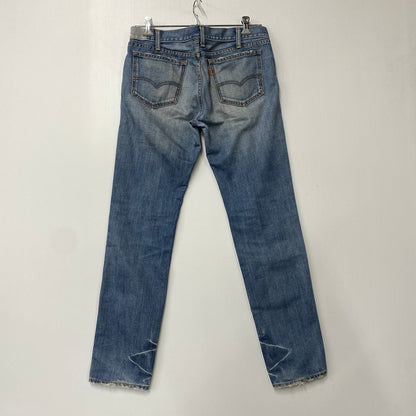 【現状渡し品】【メンズ】 Levi's リーバイス 68606 06年製 日本製 オレンジタブ BIG-E TALONジッパー 00S 606 DENIM PANTS デニム パンツ ボトムス ズボン 157-251211-cs-03-izu サイズ：34 カラー：インディゴ 万代Net店