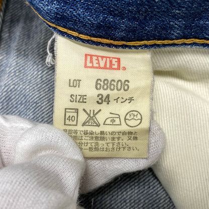 【現状渡し品】【メンズ】 Levi's リーバイス 68606 06年製 日本製 オレンジタブ BIG-E TALONジッパー 00S 606 DENIM PANTS デニム パンツ ボトムス ズボン 157-251211-cs-03-izu サイズ：34 カラー：インディゴ 万代Net店