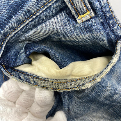 【現状渡し品】【メンズ】 Levi's リーバイス 68606 06年製 日本製 オレンジタブ BIG-E TALONジッパー 00S 606 DENIM PANTS デニム パンツ ボトムス ズボン 157-251211-cs-03-izu サイズ：34 カラー：インディゴ 万代Net店