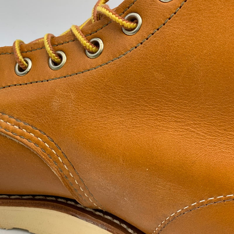 【中古品】【レディース】 RED WING レッドウィング 9875 USA製 四角犬タグ 15年製 IRISH SETTER アイリッシュセッター 6 シックス MOC モック GOLD RUSSET ゴールドラセット SEQUOIA セコイア シューズ ブーツ 靴 167-251205-ya-01-izu サイズ：24.5cm カラー：キャメル 万代Net店