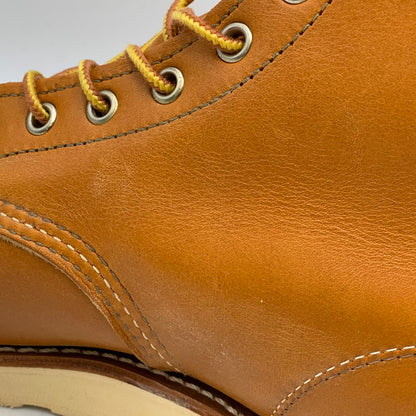 【中古品】【レディース】 RED WING レッドウィング 9875 USA製 四角犬タグ 15年製 IRISH SETTER アイリッシュセッター 6 シックス MOC モック GOLD RUSSET ゴールドラセット SEQUOIA セコイア シューズ ブーツ 靴 167-251205-ya-01-izu サイズ：24.5cm カラー：キャメル 万代Net店