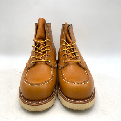 【中古品】【レディース】 RED WING レッドウィング 9875 USA製 四角犬タグ 15年製 IRISH SETTER アイリッシュセッター 6 シックス MOC モック GOLD RUSSET ゴールドラセット SEQUOIA セコイア シューズ ブーツ 靴 167-251205-ya-01-izu サイズ：24.5cm カラー：キャメル 万代Net店