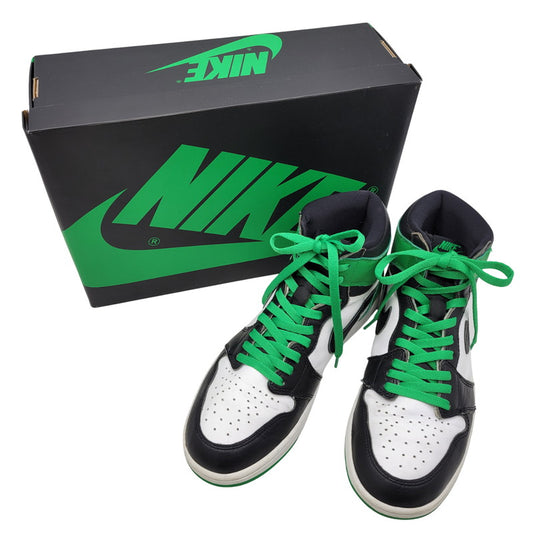 【中古品】【メンズ】 NIKE ナイキ AIR JORDAN 1 RETRO HIGH OG DZ5485-031 エア ジョーダン 1 レトロ ハイ OG スニーカー シューズ 靴 160-251202-as-01-izu サイズ：28.5cm カラー：BLACK/LUCKY GREEN-WHITE 万代Net店