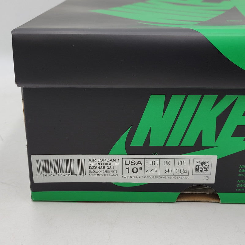 【中古品】【メンズ】 NIKE ナイキ AIR JORDAN 1 RETRO HIGH OG DZ5485-031 エア ジョーダン 1 レトロ ハイ OG スニーカー シューズ 靴 160-251202-as-01-izu サイズ：28.5cm カラー：BLACK/LUCKY GREEN-WHITE 万代Net店