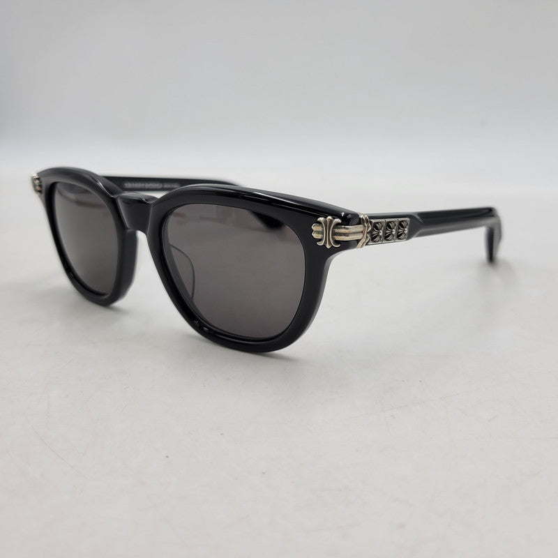 【中古品】【メンズ/レディース】 CHROME HEARTS クロムハーツ SMOKE SHOW スモークショー サングラス アイウェア 190-251214-as-01-izu サイズ：52□21-153 カラー：ブラック 万代Net店