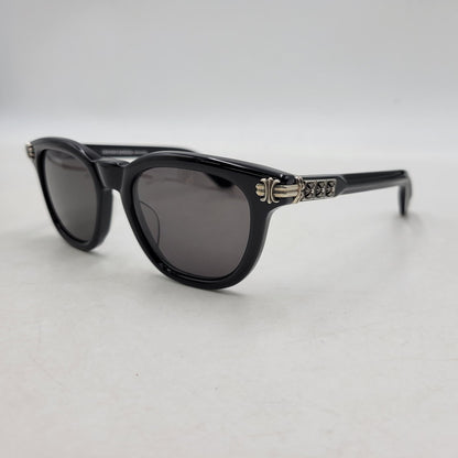 【中古品】【メンズ/レディース】 CHROME HEARTS クロムハーツ SMOKE SHOW スモークショー サングラス アイウェア 190-251214-as-01-izu サイズ：52□21-153 カラー：ブラック 万代Net店