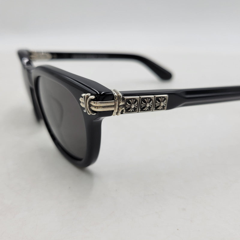 【中古品】【メンズ/レディース】 CHROME HEARTS クロムハーツ SMOKE SHOW スモークショー サングラス アイウェア 190-251214-as-01-izu サイズ：52□21-153 カラー：ブラック 万代Net店