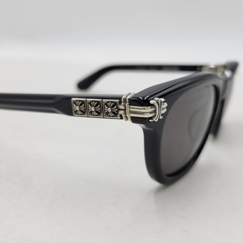 【中古品】【メンズ/レディース】 CHROME HEARTS クロムハーツ SMOKE SHOW スモークショー サングラス アイウェア 190-251214-as-01-izu サイズ：52□21-153 カラー：ブラック 万代Net店
