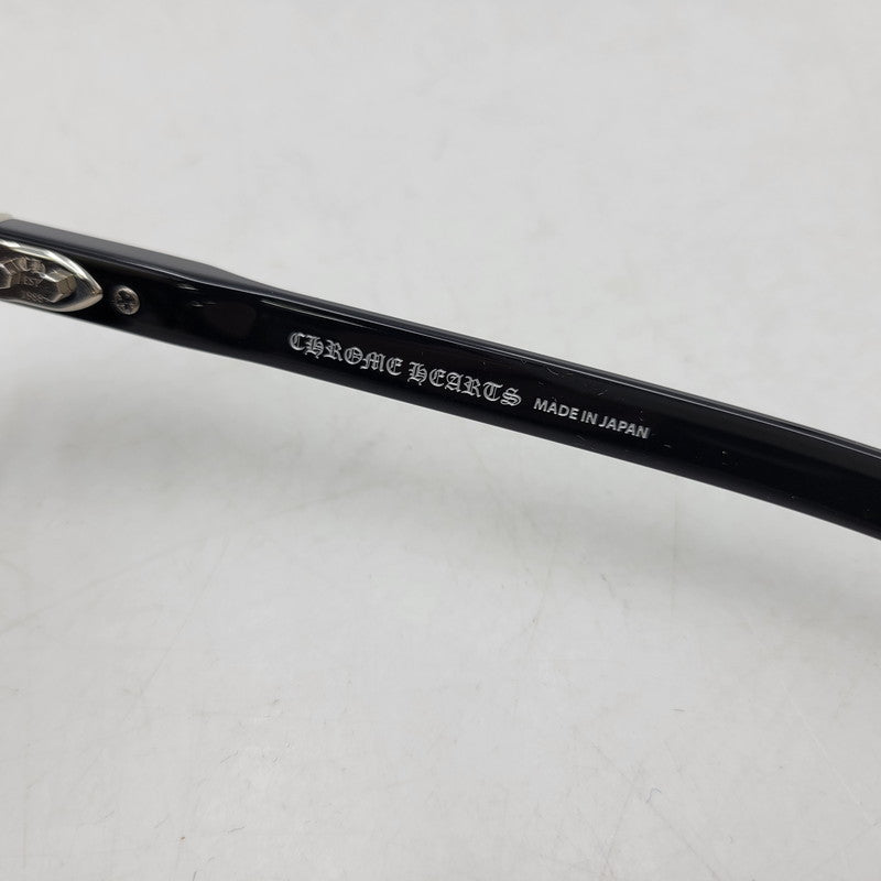 【中古品】【メンズ/レディース】 CHROME HEARTS クロムハーツ SMOKE SHOW スモークショー サングラス アイウェア 190-251214-as-01-izu サイズ：52□21-153 カラー：ブラック 万代Net店