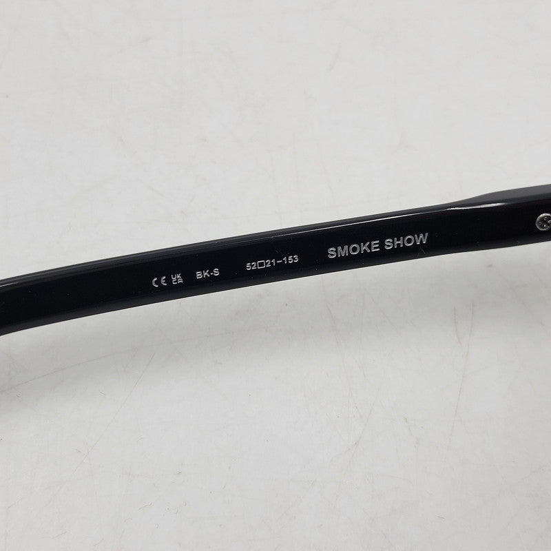 【中古品】【メンズ/レディース】 CHROME HEARTS クロムハーツ SMOKE SHOW スモークショー サングラス アイウェア 190-251214-as-01-izu サイズ：52□21-153 カラー：ブラック 万代Net店