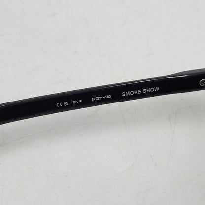 【中古品】【メンズ/レディース】 CHROME HEARTS クロムハーツ SMOKE SHOW スモークショー サングラス アイウェア 190-251214-as-01-izu サイズ：52□21-153 カラー：ブラック 万代Net店