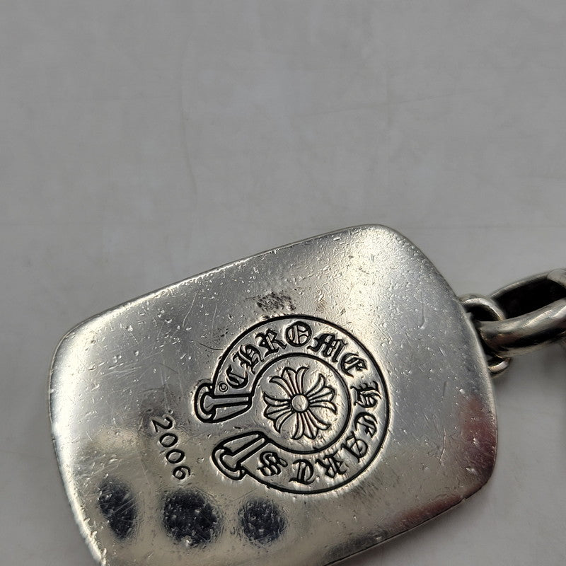 【中古品】【メンズ/レディース】 CHROME HEARTS クロムハーツ CROSS BALL CHAIN #1 KEEPER クロスボール チェーン キーパー ネックレス アクセサリー 190-251214-as-18-izu カラー：シルバー 万代Net店