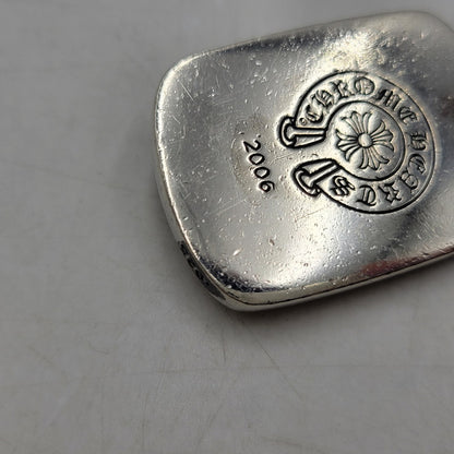 【中古品】【メンズ/レディース】 CHROME HEARTS クロムハーツ CROSS BALL CHAIN #1 KEEPER クロスボール チェーン キーパー ネックレス アクセサリー 190-251214-as-18-izu カラー：シルバー 万代Net店