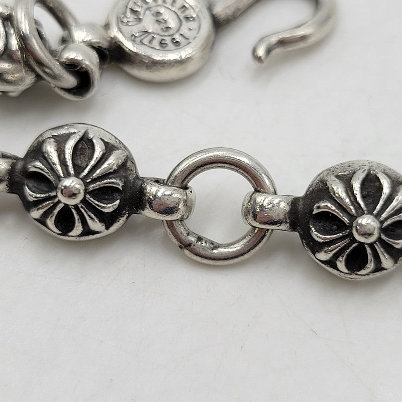 【中古品】【メンズ/レディース】 CHROME HEARTS クロムハーツ CROSS BALL CHAIN #1 KEEPER クロスボール チェーン キーパー ネックレス アクセサリー 190-251214-as-18-izu カラー：シルバー 万代Net店