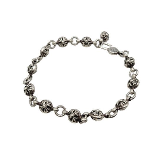 【中古品】【メンズ/レディース】 CHROME HEARTS クロムハーツ NO1 BALL #1 ブレスレット アクセサリー 190-251214-as-05-izu カラー：シルバー 万代Net店