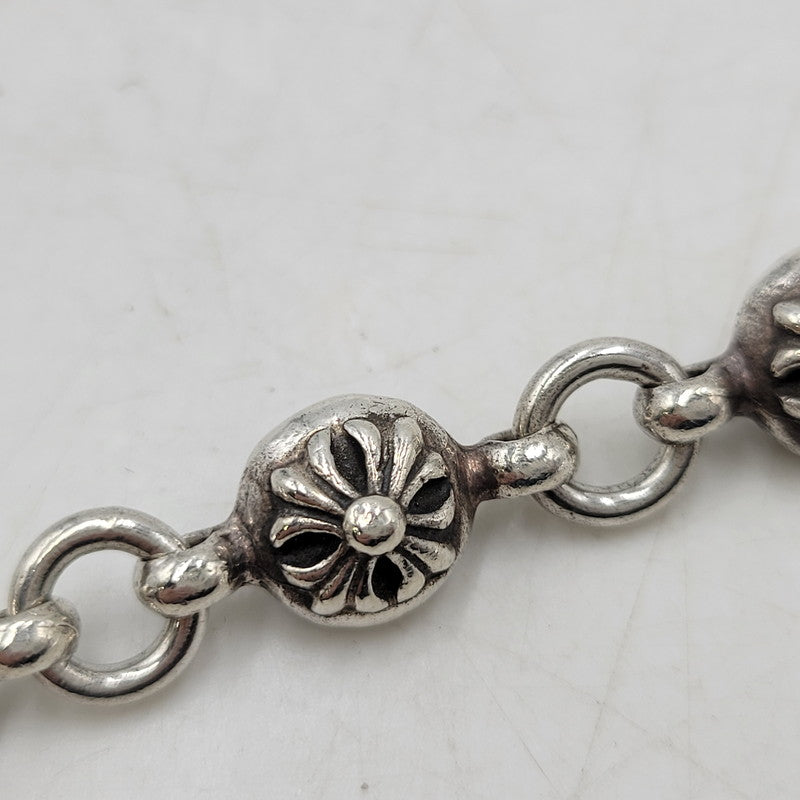 【中古品】【メンズ/レディース】 CHROME HEARTS クロムハーツ NO1 BALL #1 ブレスレット アクセサリー 190-251214-as-05-izu カラー：シルバー 万代Net店