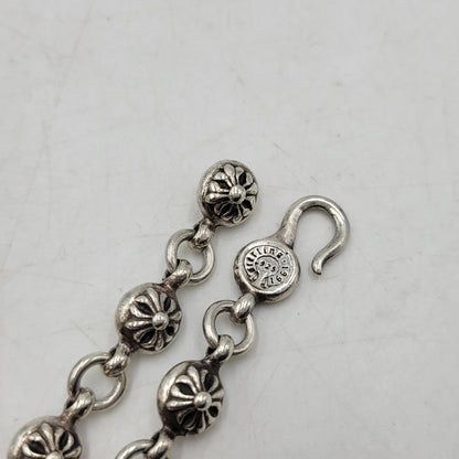 【中古品】【メンズ/レディース】 CHROME HEARTS クロムハーツ NO1 BALL #1 ブレスレット アクセサリー 190-251214-as-05-izu カラー：シルバー 万代Net店