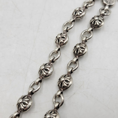 【中古品】【メンズ/レディース】 CHROME HEARTS クロムハーツ NO1 BALL #1 ブレスレット アクセサリー 190-251214-as-05-izu カラー：シルバー 万代Net店
