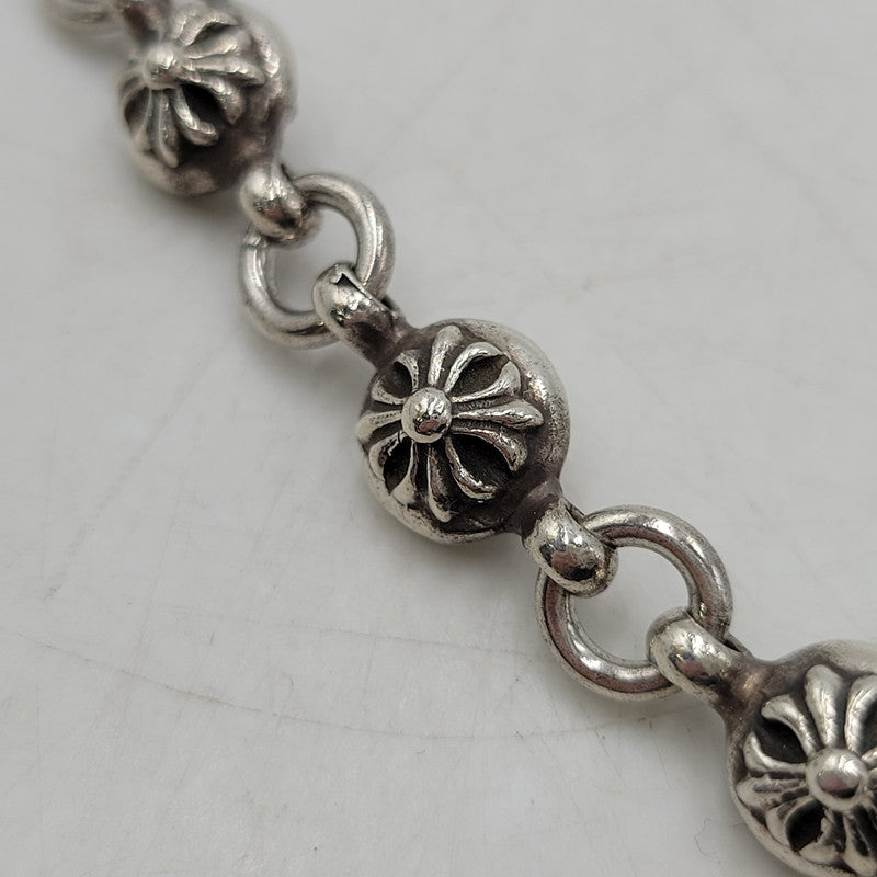 【中古品】【メンズ/レディース】 CHROME HEARTS クロムハーツ NO1 BALL #1 ブレスレット アクセサリー 190-251214-as-05-izu カラー：シルバー 万代Net店