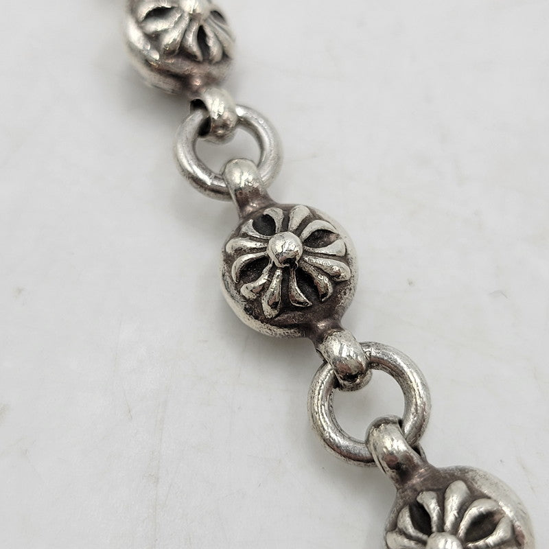 【中古品】【メンズ/レディース】 CHROME HEARTS クロムハーツ NO1 BALL #1 ブレスレット アクセサリー 190-251214-as-05-izu カラー：シルバー 万代Net店