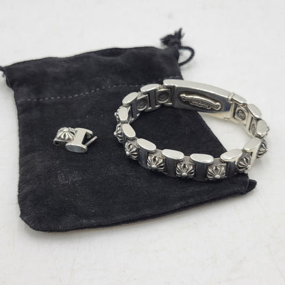 【中古品】【メンズ/レディース】 CHROME HEARTS クロムハーツ I LINK CHX ブレスレット アクセサリー 190-251214-as-04-izu カラー：シルバー 万代Net店